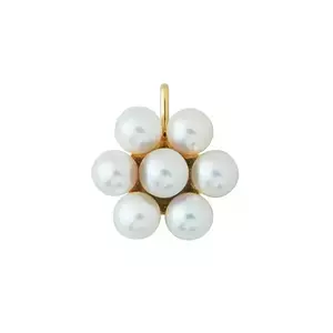 Design Letters pandantiv din argint placat cu aur imagine