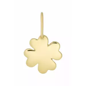 Design Letters pandantiv din argint placat cu aur imagine