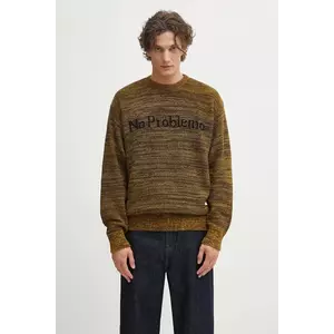 No Problemo pulover din amestec de lână Mosca Crew Neck imagine