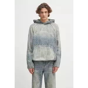 Daily Paper hanorac din denim Destroyed Denim Hoodie imagine