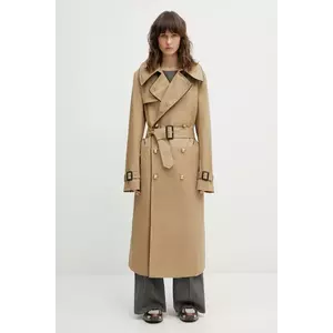 Wales Bonner palton de bumbac Gates Crombie Coat imagine