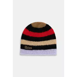Aries pălărie din amestec de lână Brushed Stripe imagine