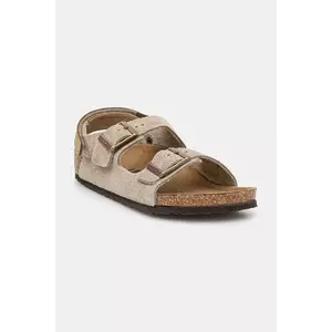 Birkenstock sandale din piele întoarsă pentru copii Milano imagine