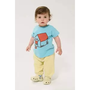 Bobo Choses pantaloni de trening din bumbac pentru bebeluși imagine