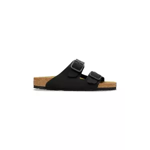 Birkenstock papuci din nubuc Arizona imagine