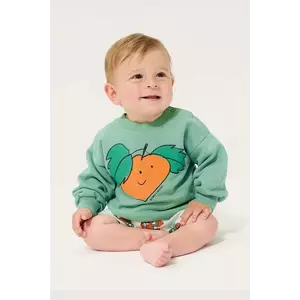 Bobo Choses hanorac de bumbac pentru bebeluși Tangerine imagine