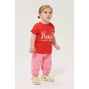 Bobo Choses pantaloni de trening din bumbac pentru bebeluși imagine