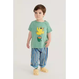 Bobo Choses pantaloni din bumbac pentru bebeluși New Hairline imagine