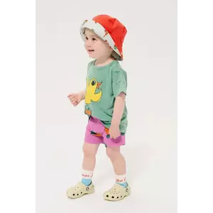 Bobo Choses pantaloni scurti bebe Tangerine imagine