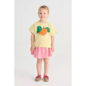Bobo Choses tricou de bumbac pentru copii Tangerine imagine