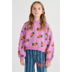 Bobo Choses hanorac de bumbac pentru copii Tangerine imagine