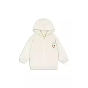 Konges Sløjd hanorac de bumbac pentru copii LOUPY SWEAT ZIP HOOD OCS imagine