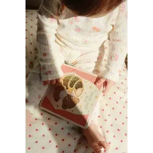 Konges Sløjd salopetă din bumbac pentru bebeluși MINNIE ONESIE GOTS imagine