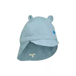 Liewood șapcă de baseball din bumbac pentru copii Gorm Linen Sun Hat With Ears imagine