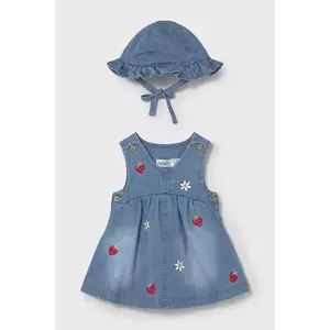 Mayoral Newborn rochie din denim pentru bebeluși imagine