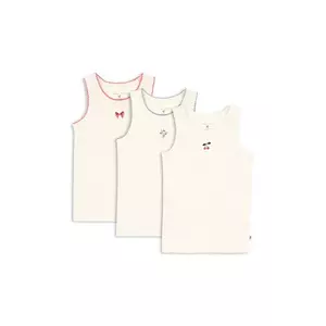 Konges Sløjd top copii MINNA 3 PACK TANK TOPS GOTS 3-pack imagine