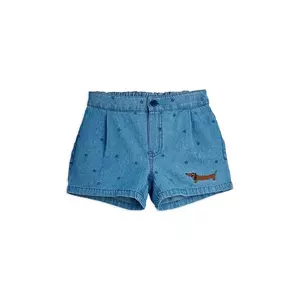 Mini Rodini pantaloni scurți din denim pentru copii denim dots imagine
