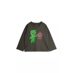 Mini Rodini longsleeve din bumbac pentru copii Alien travel agency imagine