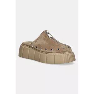 Inuikii papuci din piele Matilda Mule Suede imagine