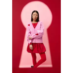 Medicine cardigan cu adaos de lână imagine