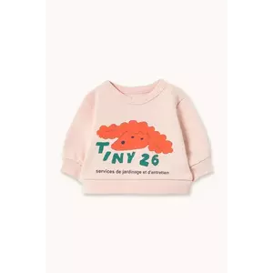 Tinycottons hanorac de bumbac pentru bebeluși RED DOG BABY SWEATSHIRT imagine