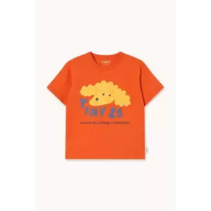 Tinycottons tricou de bumbac pentru copii YELLOW DOG GRAPHIC TEE imagine