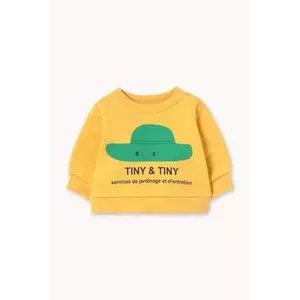 Tinycottons hanorac de bumbac pentru bebeluși TINY HAT BABY SWEATSHIRT imagine
