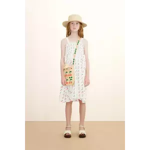 Tinycottons rochie din bumbac pentru copii CHERRIES STRAP DRESS imagine