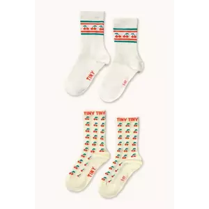 Tinycottons șosete copii CHERRY MEDIUM SOCKS 2-pack imagine