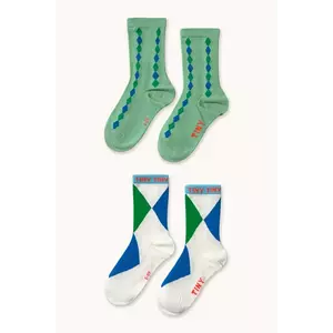 Tinycottons șosete copii DIAMOND MEDIUM SOCKS 2-pack imagine