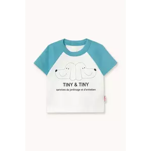 Tinycottons tricou din bumbac pentru bebeluși TINY&TINY GRAPHIC BABY TEE imagine