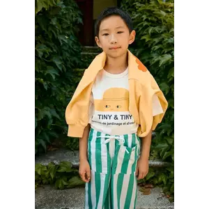 Tinycottons tricou de bumbac pentru copii TINY HAT GRAPHIC TEE imagine