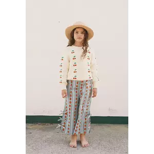 Tinycottons pulover de bumbac pentru copii MINI CHERRIES SWEATER imagine