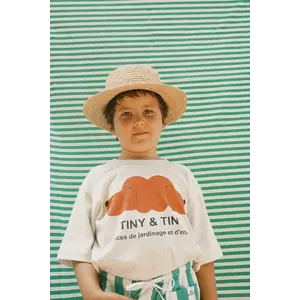 Tinycottons tricou de bumbac pentru copii TINY&TINY GRAPHIC TEE imagine