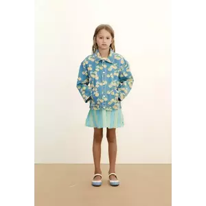 Tinycottons geacă de blugi pentru copii ORANGES JACKET imagine