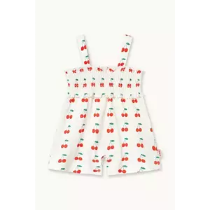 Tinycottons salopete bebeluși din bumbac CHERRIES ONE-PIECE imagine