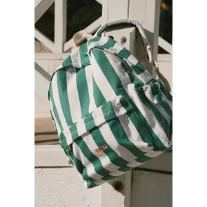 Tinycottons ghiozdan copii EMERALD STRIPES BACKPACK imagine