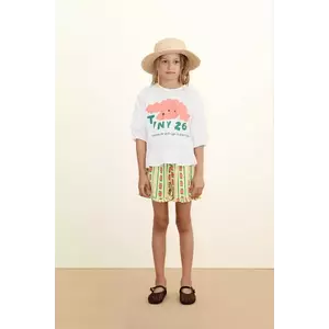 Tinycottons tricou de bumbac pentru copii RED DOG GRAPHIC TOP imagine