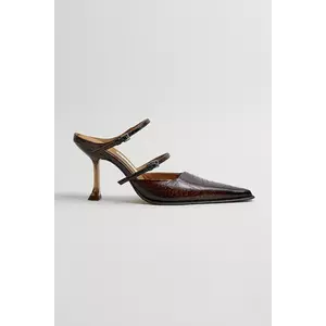 Miista stilettos de piele Shari imagine