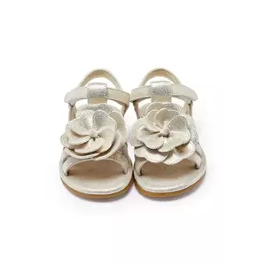 Donsje sandale din piele pentru copii Iles Fields Sandals Shimmer Buttercup imagine