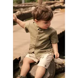 Donsje cămașă de in pentru copii Brammie Shirt imagine