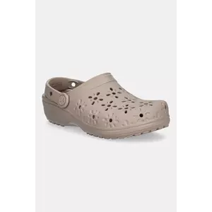 Crocs papuci Classic Floral Cut Out Clog imagine