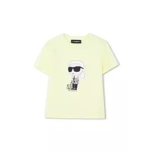 Karl Lagerfeld tricou de bumbac pentru copii imagine