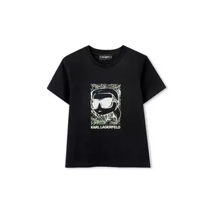 Karl Lagerfeld tricou de bumbac pentru copii imagine