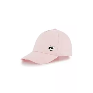 Karl Lagerfeld șapcă din bumbac pentru copii imagine