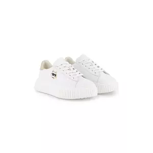 Karl Lagerfeld teniși din piele copii imagine