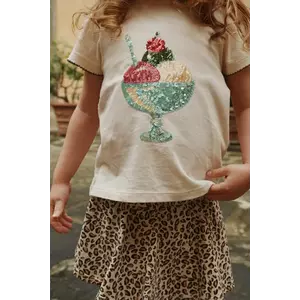 Konges Sløjd tricou de bumbac pentru copii FAMO PUFF TEE GOTS imagine