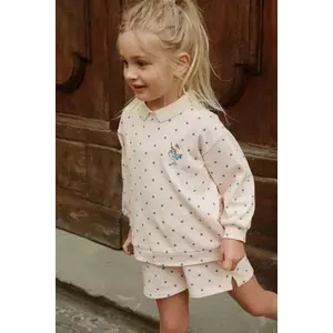 Konges Sløjd hanorac de bumbac pentru copii SPOTTY LS POLO GOTS imagine