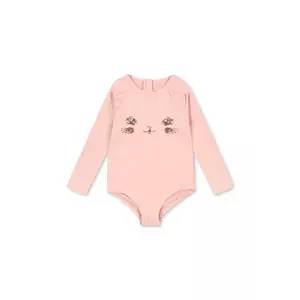 Konges Sløjd costum de baie dintr-o bucată pentru copii KITTY LS SWIMSUIT GRS imagine