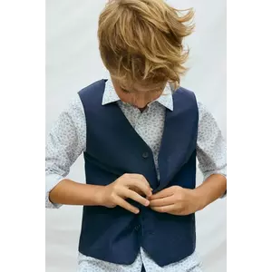 Mayoral vestă pentru copii din amestec de in imagine